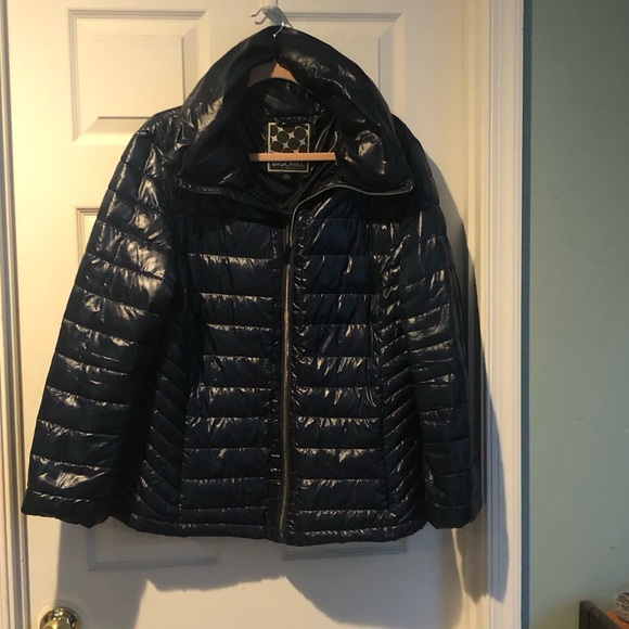 Women’s XL puffer coat - navy blue - Picture 5 of 6